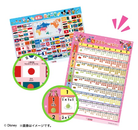 おふろポスターセット　スマイルゼミ　